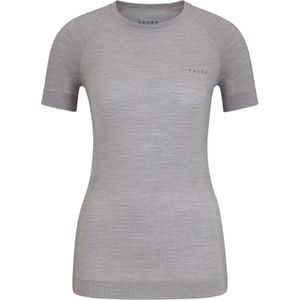 FALKE dames T-shirt Wool-Tech Light, thermoshirt, grijs (grey-heather)