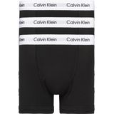 Calvin Klein Trunk (3-pack), heren boxers normale lengte, zwart -  Maat: XXL