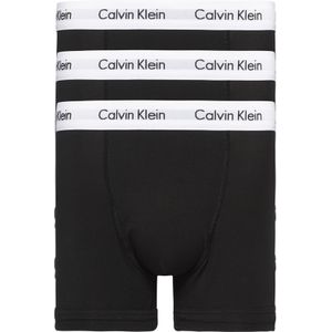 Calvin Klein Trunk (3-pack), heren boxers normale lengte, zwart -  Maat: XXL