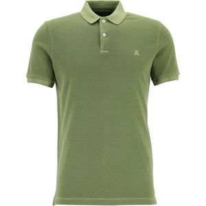Marc O'Polo shaped fit polo, heren poloshirt, groen