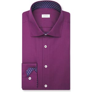 Seidensticker slim fit overhemd, popeline, paars