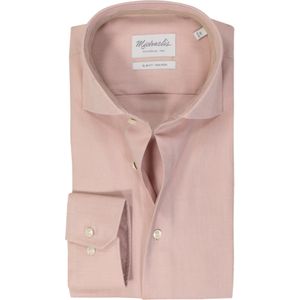 Michaelis slim fit heren overhemd, dobby, roze