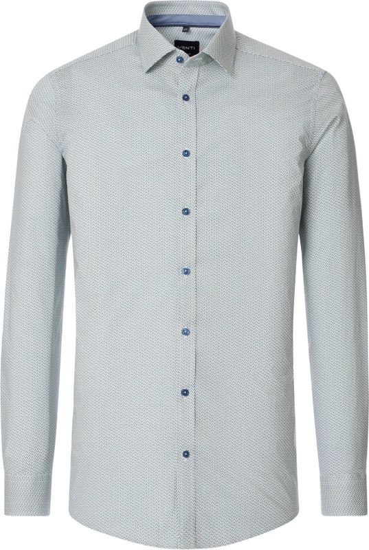 Venti Overhemd groen, Bedrukt