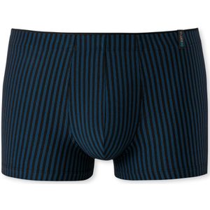 SCHIESSER Long Life Soft boxer (1-pack), heren shorts marine-zwart gestreept -  Maat: S