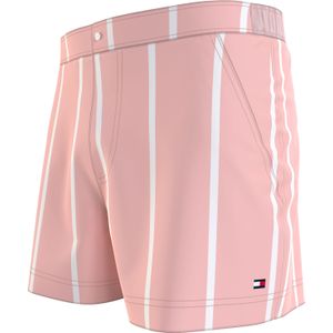 Tommy Hilfiger Medium Tailored swimshort, heren zwembroek, roze dessin -  Maat: L