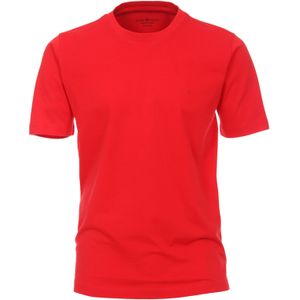 CASA MODA comfort fit heren T-shirt, rood -  Maat: 4XL