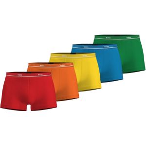 HUGO BOSS Essential trunks (5-pack), heren boxers kort, multicolor -  Maat: M