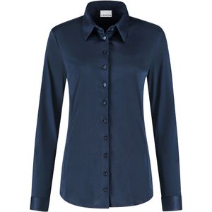 Ledub dames blouse Lizzy, jersey, donkerblauw