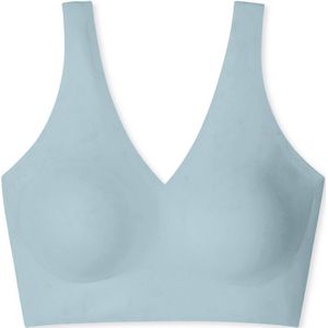 SCHIESSER Invisible Soft bralette (1-pack), dames bustier microvezel verwijderbare pads bluebird