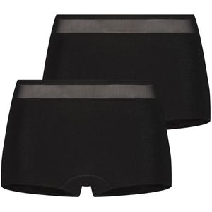 RJ Bodywear RJ dames Allure dames short (2-pack), zwart