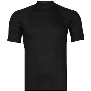RJ Bodywear thermo T-shirt, heren thermo shirt korte mouw, zwart -  Maat: L