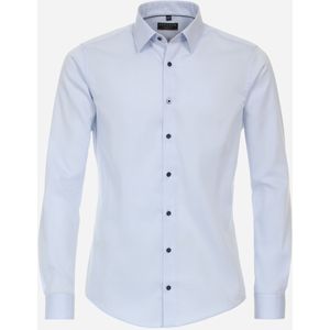 3 voor 99 | Redmond slim fit overhemd, popeline, blauw 39/40