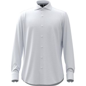 BOSS Joe regular fit overhemd, twill, blauw