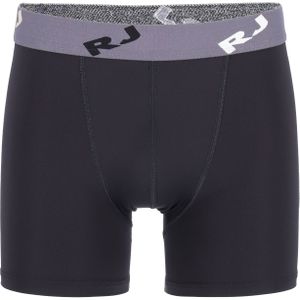 RJ Bodywear Pure Color boxershort (1-pack), heren boxer lang, microfiber, zwart -  Maat: L