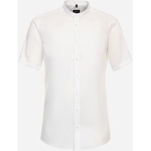 VENTI modern fit overhemd, korte mouw, structuur, wit 42