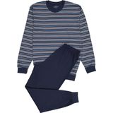 Gotzburg heren pyjama, blauw gestreept
