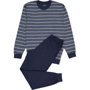 Gotzburg heren pyjama, blauw gestreept