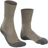FALKE TK1 Adventure Wool dames trekking sokken, grijs (kitt mouline) -  Maat: 35-36