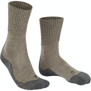 FALKE TK1 Adventure Wool dames trekking sokken, grijs (kitt mouline) -  Maat: 35-36