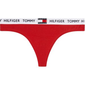 Tommy Hilfiger dames Tommy 85 string (1-pack), rood -  Maat: M