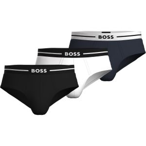 HUGO BOSS Bold hipster briefs (3-pack), heren slips, multicolor -  Maat: M