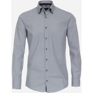 VENTI modern fit overhemd, mouwlengte 72 cm, popeline, blauw 48