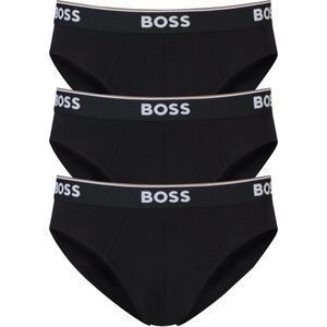 HUGO BOSS Power briefs (3-pack), heren slips, zwart -  Maat: M