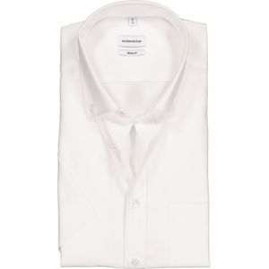 Seidensticker regular fit overhemd, korte mouw met button-down kraag, wit 45