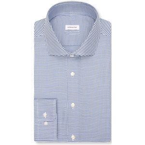 Seidensticker 845371, shaped fit, lange mouwen, businesshemd, 37, blauw, 37