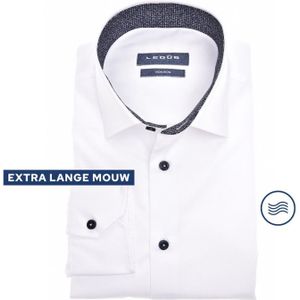 Ledub modern fit overhemd, mouwlengte 7, wit 41