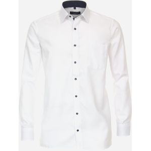 CASA MODA comfort fit overhemd, mouwlengte 72 cm, dobby, wit 42