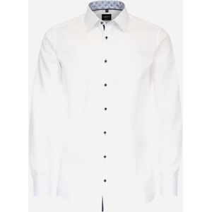 VENTI - Body Fit - Overhemd - Wit - Strijkvriendelijk