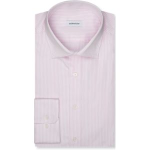 Seidensticker shaped fit overhemd, popeline, roze gestreept