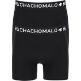 Muchachomalo boxershorts (2-pack), heren boxers normale lengte, zwart -  Maat: S
