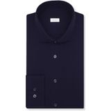 Seidensticker slim fit overhemd, jersey, blauw