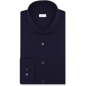 Seidensticker slim fit overhemd, jersey, blauw