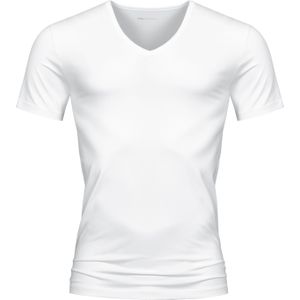 Mey Dry Cotton T-shirt (1-pack), heren T-shirt V-hals, wit -  Maat: 4XL