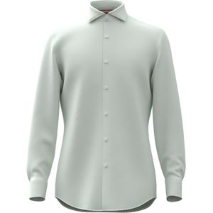 HUGO Kason slim fit overhemd, twill, groen