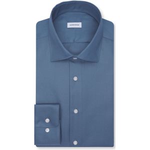 Seidensticker shaped fit overhemd, popeline, groen