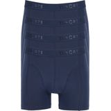 TEN CATE Basics men shorts (4-pack), heren boxers normale lengte, blauw -  Maat: M