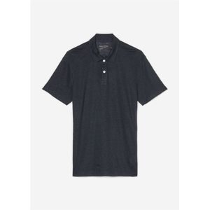 Marc O'Polo shaped fit polo, heren poloshirt korte mouw, donkerblauw -  Maat: S