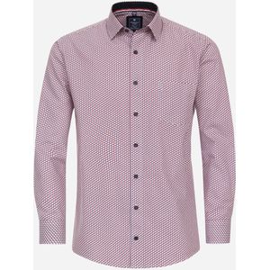 3 voor 99 | Redmond comfort fit overhemd, popeline, blauw dessin