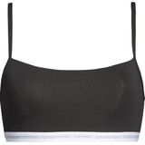Calvin Klein dames ONE Cotton bralette (2-pack), ongevoerd, zwart