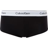 Calvin Klein dames Modern Cotton hipster slip, boyshort, zwart -  Maat: M