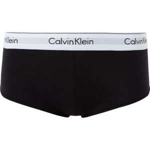 Calvin Klein dames Modern Cotton hipster slip, boyshort, zwart -  Maat: XL