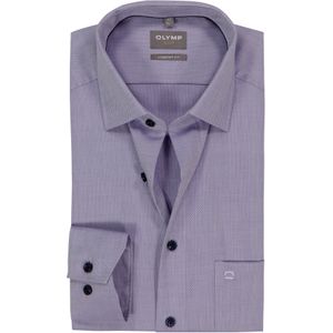 OLYMP - Luxor - Overhemd - Paars - Comfort Fit