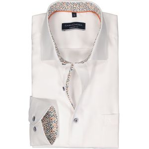 CASA MODA comfort fit overhemd, structuur, wit