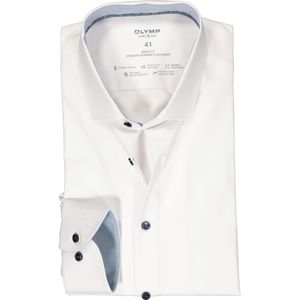 OLYMP 24/7 Level 5 body fit overhemd, dynamic flex, wit