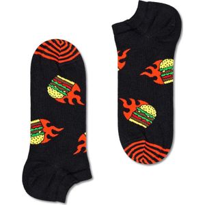 Happy Socks Flaming Burger Low Sock, unisex enkelsokken - Unisex - Maat: 36-40