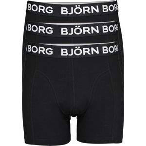 Bjorn Borg boxershorts Core (3-pack), heren boxers normale lengte, zwart -  Maat: XL